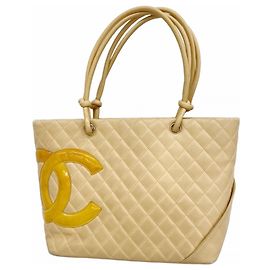 Chanel Cambon Tote Tasche Beige