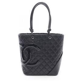 Chanel Cambon Mittelgroße Tragetasche Schwarz
