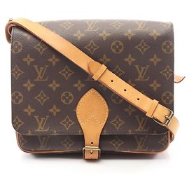 Borsa a Spalla Louis Vuitton Carte Ciel GM Marrone Monogramma