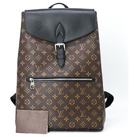 Mochila Parc Monogram Macassar Louis Vuitton Marrom Preto Monograma