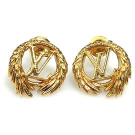 Boucles d'oreilles Push Boucle de Reuille Louis Vuitton Doré