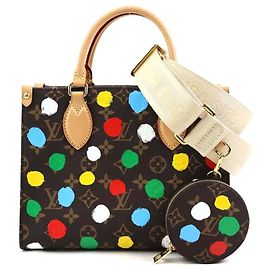 Sac à main Monogram Canvas On the Go PM de Louis Vuitton Marron Multicolore Monogramme