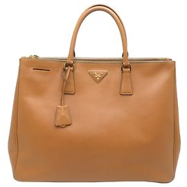 Prada Galleria Women's Tote Bag BN1802 Brown Camel