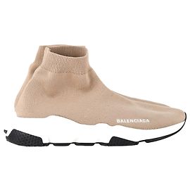 Baskets Speed Balenciaga en polyester beige Beige