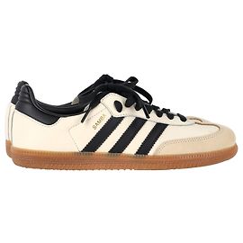 Autre Marque Baskets Adidas Samba OG en cuir Sand Strata Blanc Écru