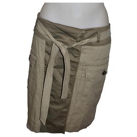 Max Mara Rock aus Baumwolle Khaki Größe 42 Khaki
