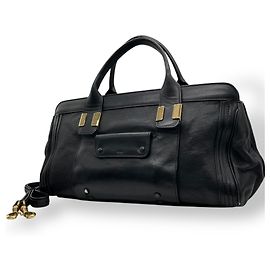 Chloé Alice Leather Handbag/Shoulder Bag Black