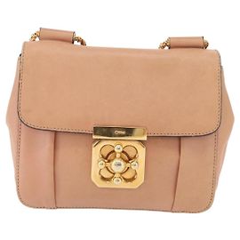 Chloé Chloe Elsie Chain Leather Small Rosa