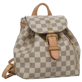LOUIS VUITTON Bolsa de Hombro Speron BB Damier Azur N44026 LV Auth 97791SAM Otro