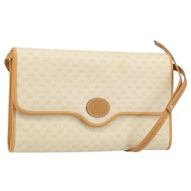 Gucci Borsa a spalla Micro GG Supreme in PVC avorio oro Auth am10690 D'oro Crudo