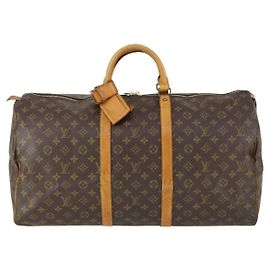 Louis Vuitton Keepall Monogram Canvas 55 Marrom