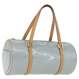 LOUIS VUITTON Sac à main Monogram Vernis Bedford Bleu Bébé M91007 LV Auth mr2089V Bleu clair
