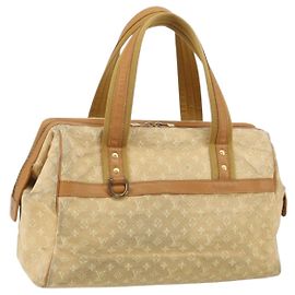LOUIS VUITTON Monogram Mini Josephine GM Handtasche Beige M92310 LV Auth bs33498 Beige
