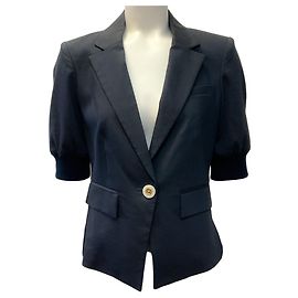 Veronica Beard Navy Blue Margereth Dickey Jacket Navy blue