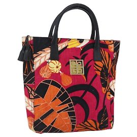GIVENCHY Tote Bag Canvas Multicolor Gold Auth mr2117 Multiple colors Golden