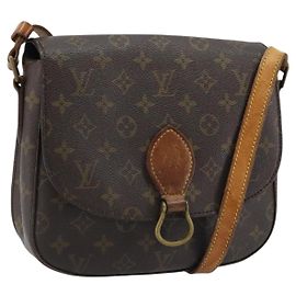 LOUIS VUITTON Bolsa de Ombro Monogram Saint Cloud GM M51242 LV Auth bs33497 Monograma