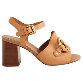 See by Chloé Camel leather sandals Camel