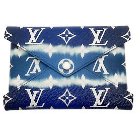Bolsito Envelope Kirigami Edición Limitada Escale Teñido en Azul Louis Vuitton Azul
