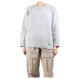 Malo Grau Cashmere-Pullover - Größe M Grau