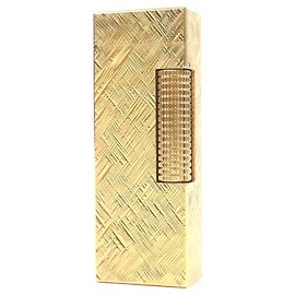 Alfred Dunhill Dunhill Crosscut Square Type Lighter Golden