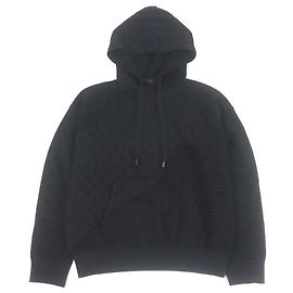 Hoodie Monogram en Laine Jacquard Graphique Louis Vuitton Noir