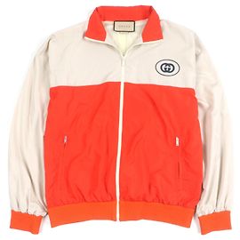 Gucci Nylon Jacket Polyester Jacket Beige Orange
