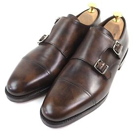 Autre Marque Mocassini Museum in pelle di vitello WILLIAM di John Lobb Marrone Marrone scuro