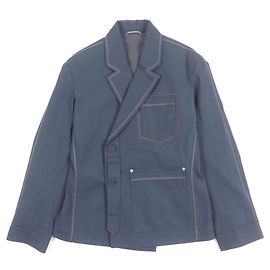 Dior Gardners Double Cotton Jacket Blue Navy blue