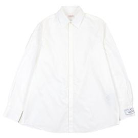 Camicia a maniche lunghe in cotone Valentino 3V3ABR954WW Bianco