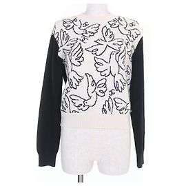 Chanel Knit Top Black White