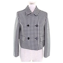 Giacca in cotone Christian Dior Blu Altro