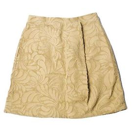 Autre Marque Saia de algodão jacquard Carven Bege