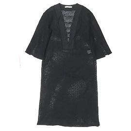 Autre Marque BAUME Abito in rete con lacci Nero