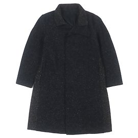ISSEY MIYAKE MEN Official Name Silk Coat Black