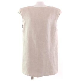 Túnica de Linho J03NC0229 da Jil Sander Bege