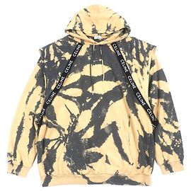 Céline Moletom Celine de algodão Preto Laranja