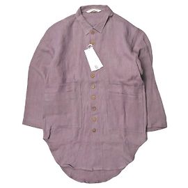 Autre Marque LaneFortyfive M510 Linen Coat Brown Other