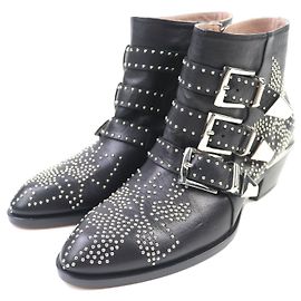 Chloé Bottines en cuir SUSANNA de Chloe Noir