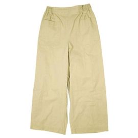 Autre Marque Calças largas de algodão COMPACT de Hed Mayner Bege Outro