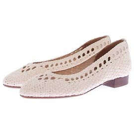 SéZane Beige Raffia 'Low Ania' Ballerinas Beige