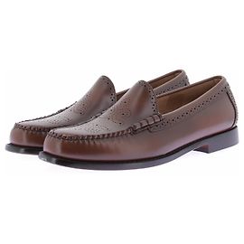 Autre Marque Derbies camel perforées Marron