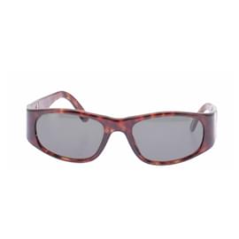 Giorgio Armani sunglasses brown plastic scale pattern Brown
