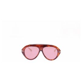 Autre Marque Occhiali da sole aviator "The icon 2.0" con lente rosa Marrone