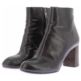 Chloé Botas bajas negras de cuero Negro