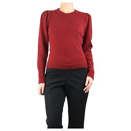 Autre Marque Wine cashmere sweater - size S Red