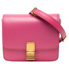 Céline Borsa a spalla classica Celine in pelle rosa, modello piccolo Rosa