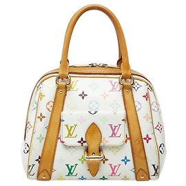 Louis Vuitton Monogram Multicolore Priscilla Handbag White