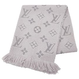 Sciarpa Logomania Louis Vuitton Marrone