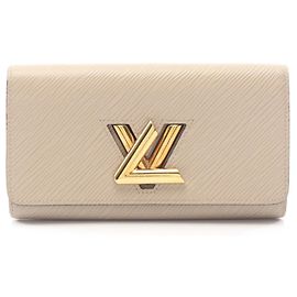 Cartera Bifold Long Twist de Louis Vuitton Beige Otro