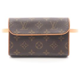 Sac banane Florentine de Louis Vuitton Marron Monogramme